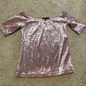 Kendall & Kylie Velvet Pink Off-Shoulder(optional)